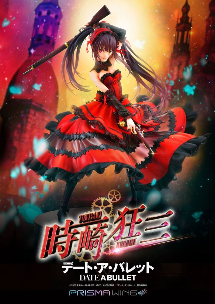 Date A Live Fragment: Date A Bullet Estatua PVC 1/7 Prisma Wing Kurumi Tokisaki 27 cm