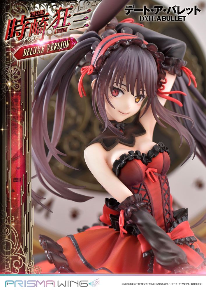 Date A Live Fragment: Date A Bullet Estatua PVC 1/7 Prisma Wing Kurumi Tokisaki Deluxe Version 37 cm