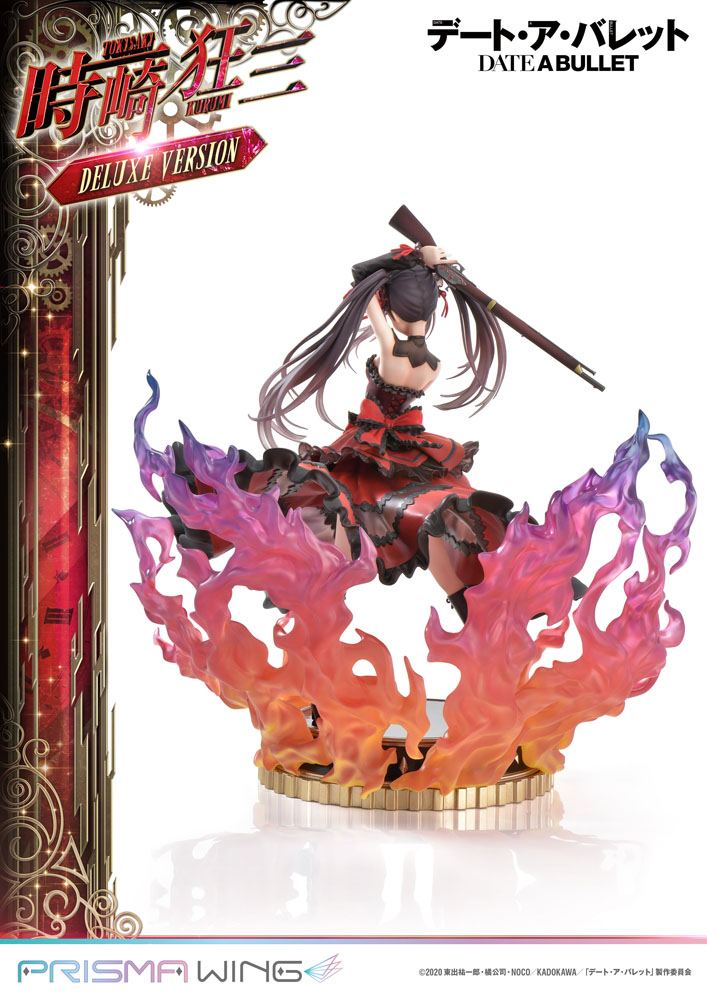 Date A Live Fragment: Date A Bullet Estatua PVC 1/7 Prisma Wing Kurumi Tokisaki Deluxe Version 37 cm