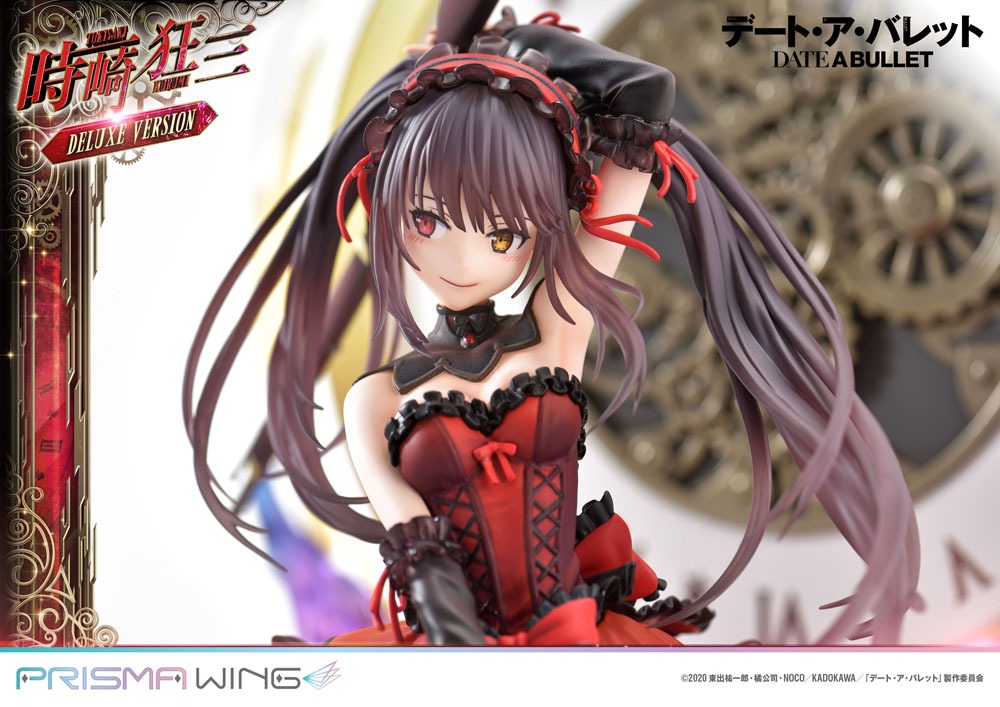Date A Live Fragment: Date A Bullet Estatua PVC 1/7 Prisma Wing Kurumi Tokisaki Deluxe Version 37 cm