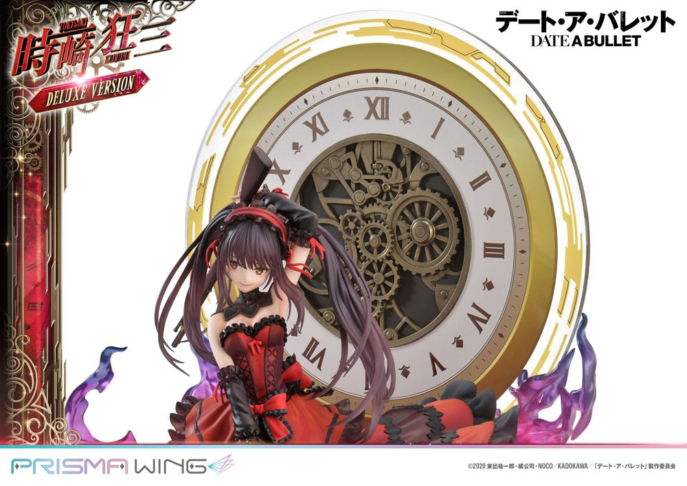 Date A Live Fragment: Date A Bullet Estatua PVC 1/7 Prisma Wing Kurumi Tokisaki Deluxe Version 37 cm