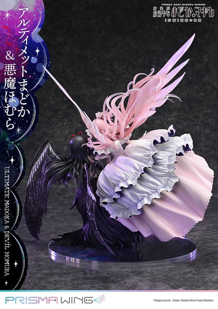 Puella Magi Madoka Magica The Movie Rebellion Estatua PVC 1/7 Prisma Wing Ultimate Madoka & Devil Homura 43 cm