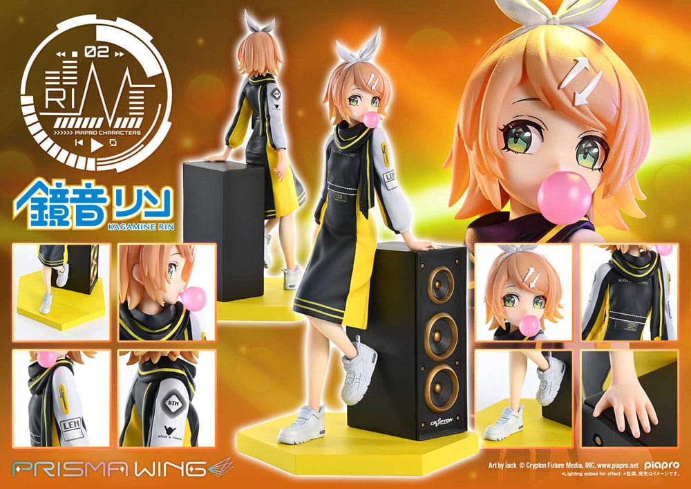 Vocaloid Estatua PVC 1/7 Prisma Wing Piapro Characters Kagamine Rin (Art by lack) 21 cm