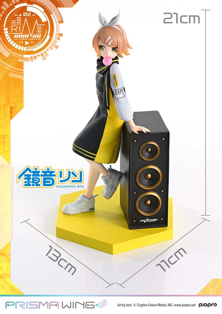Vocaloid Estatua PVC 1/7 Prisma Wing Piapro Characters Kagamine Rin (Art by lack) 21 cm