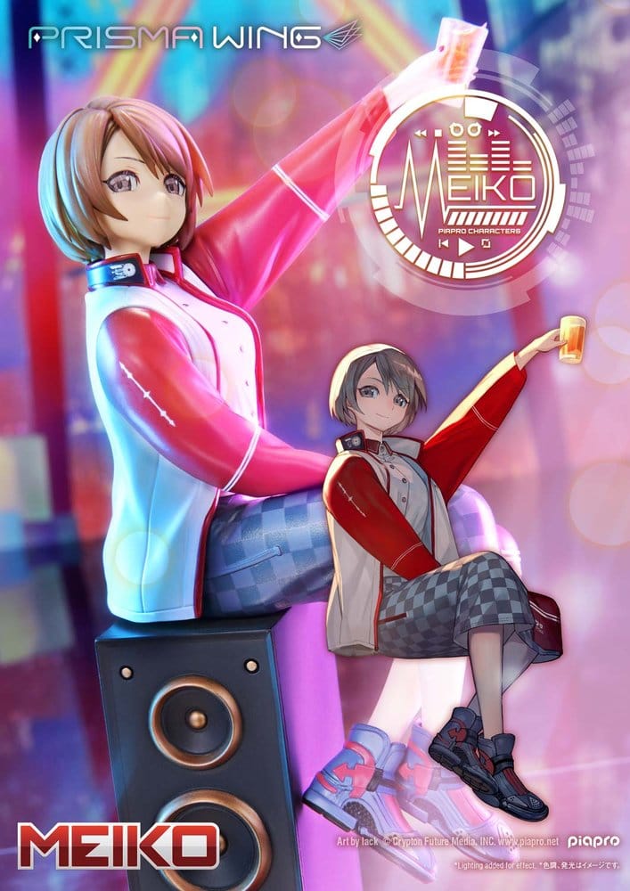Piapro Characters Prisma Wing Estatua 1/7 Meiko Illustration by lack 21 cm
