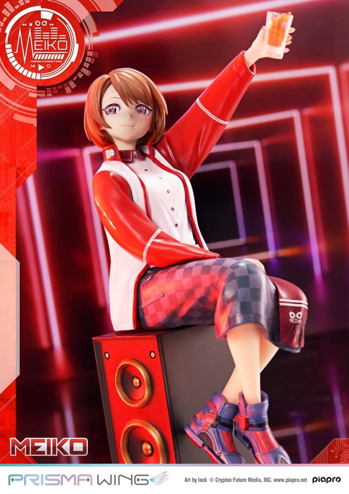 Piapro Characters Prisma Wing Estatua 1/7 Meiko Illustration by lack 21 cm