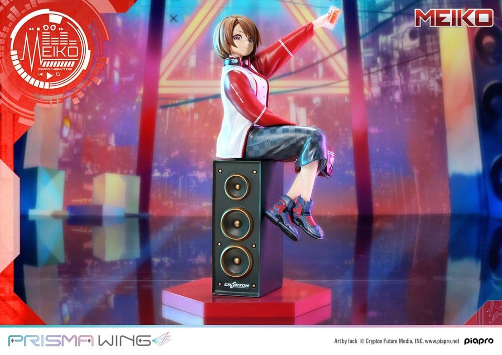 Piapro Characters Prisma Wing Estatua 1/7 Meiko Illustration by lack 21 cm