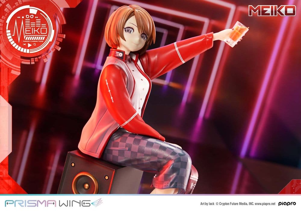 Piapro Characters Prisma Wing Estatua 1/7 Meiko Illustration by lack 21 cm