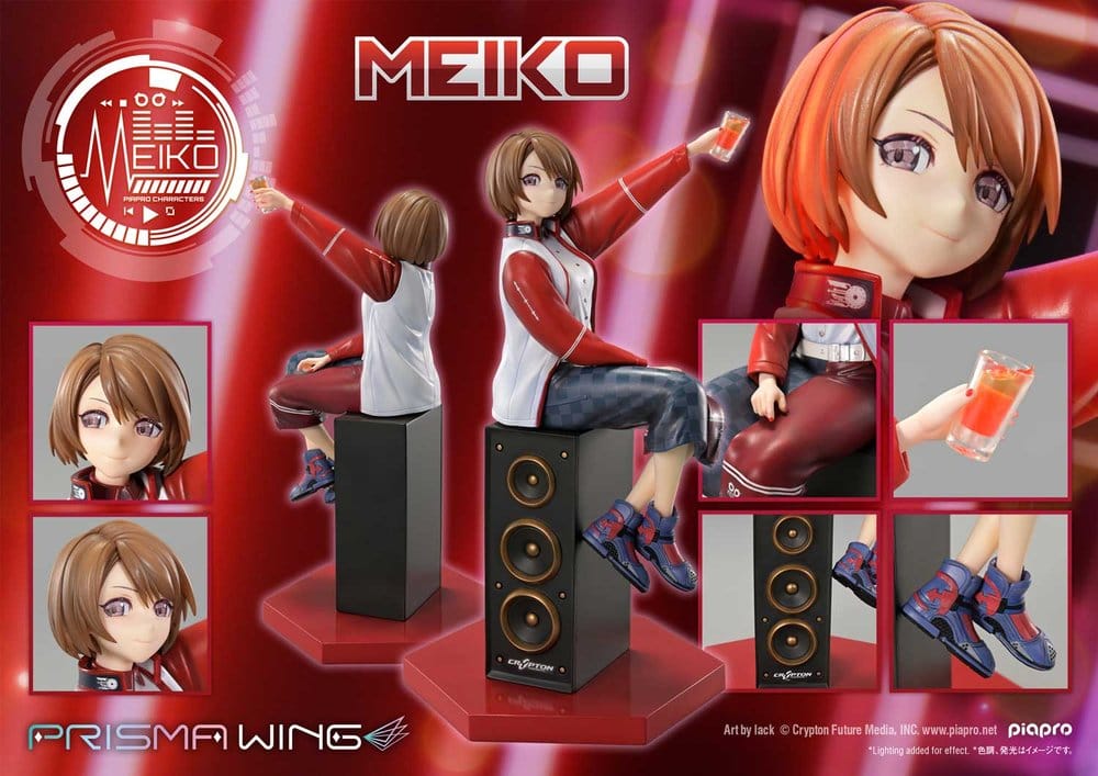 Piapro Characters Prisma Wing Estatua 1/7 Meiko Illustration by lack 21 cm