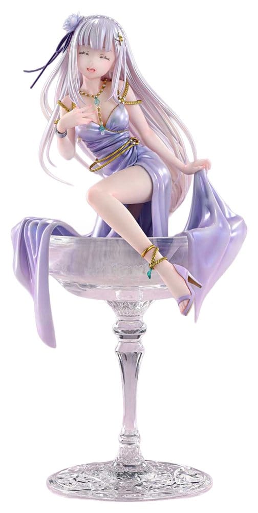 Re:Zero Prisma Wing Estatua 1/7 Emilia Glass Edition Bonus Version 29 cm Frikytopia