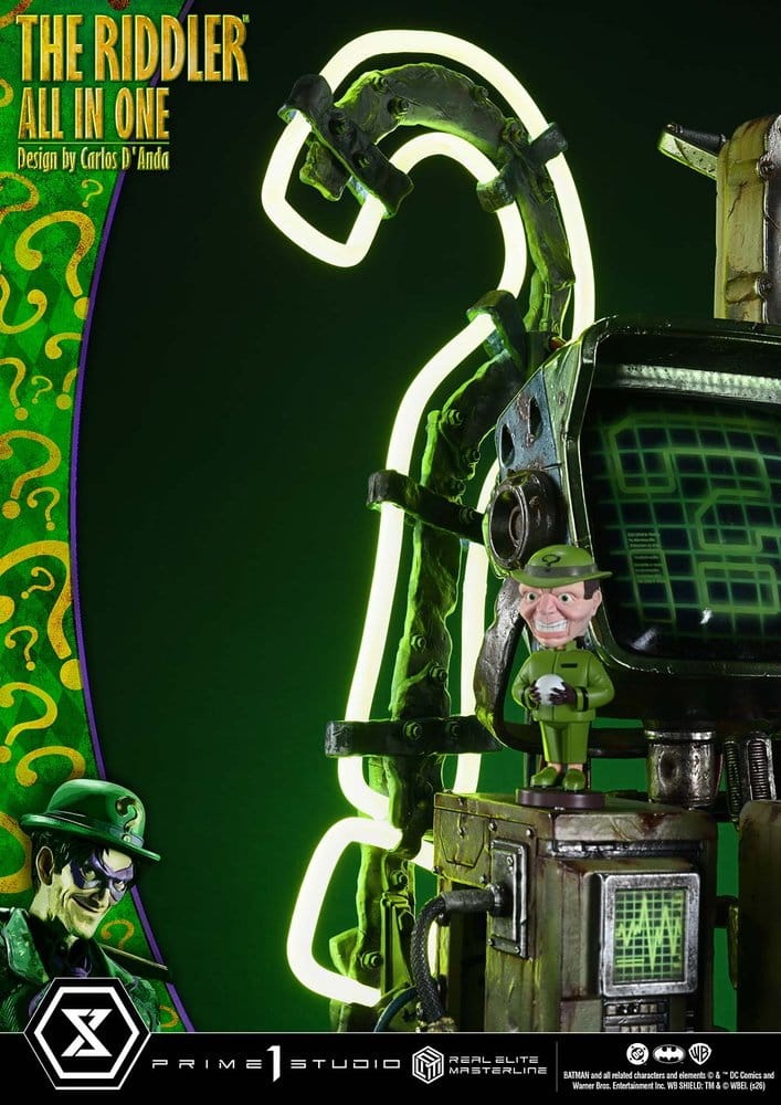 DC Comics Real Elite Masterline Series Estatua 1/3 The Riddler All In One (Design by Carlos D'Anda) 74 cm
