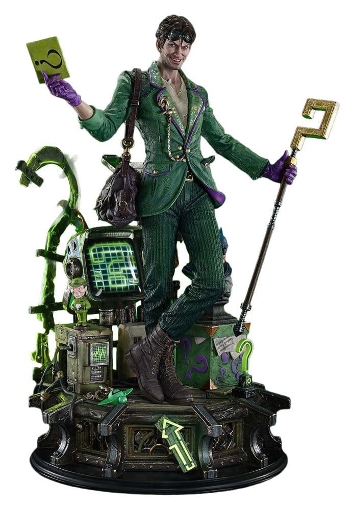 DC Comics Real Elite Masterline Series Estatua 1/3 The Riddler All In One (Design by Carlos D'Anda) Deluxe Version 74 cm Frikytopia