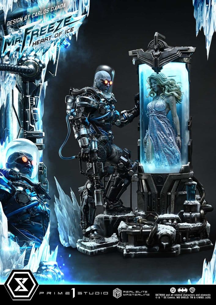 DC Comics Real Elite Masterline Series Estatua 1/3 Batman (Comics) Mr. Freeze Heart of Ice (Design by Carlos D'Anda) 82 cm Frikytopia