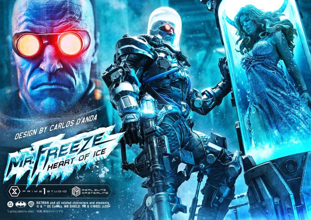 DC Comics Real Elite Masterline Series Estatua 1/3 Batman (Comics) Mr. Freeze Heart of Ice (Design by Carlos D'Anda) 82 cm