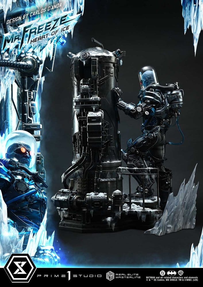 DC Comics Real Elite Masterline Series Estatua 1/3 Batman (Comics) Mr. Freeze Heart of Ice (Design by Carlos D'Anda) 82 cm