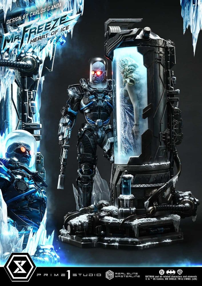 DC Comics Real Elite Masterline Series Estatua 1/3 Batman (Comics) Mr. Freeze Heart of Ice (Design by Carlos D'Anda) 82 cm