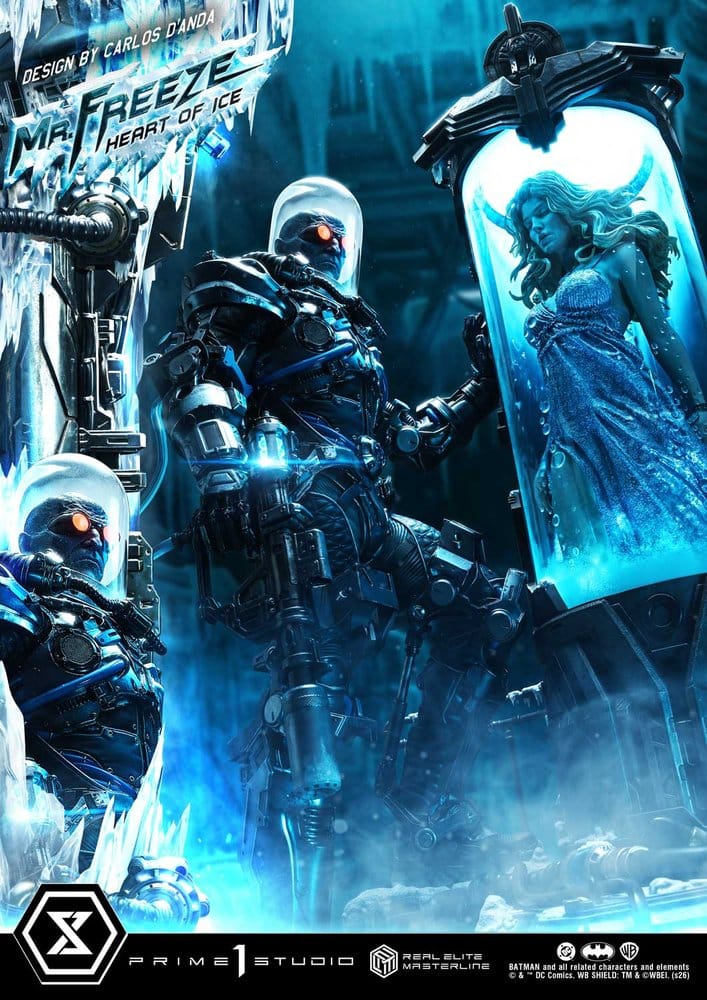 DC Comics Real Elite Masterline Series Estatua 1/3 Batman (Comics) Mr. Freeze Heart of Ice (Design by Carlos D'Anda) 82 cm