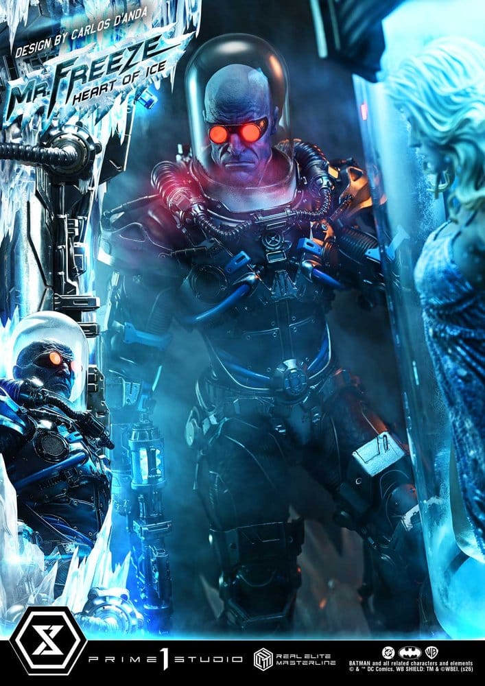 DC Comics Real Elite Masterline Series Estatua 1/3 Batman (Comics) Mr. Freeze Heart of Ice (Design by Carlos D'Anda) 82 cm