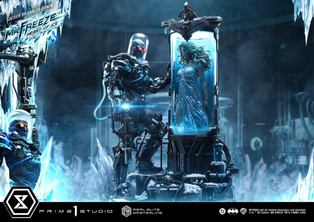 DC Comics Real Elite Masterline Series Estatua 1/3 Batman (Comics) Mr. Freeze Heart of Ice (Design by Carlos D'Anda) 82 cm