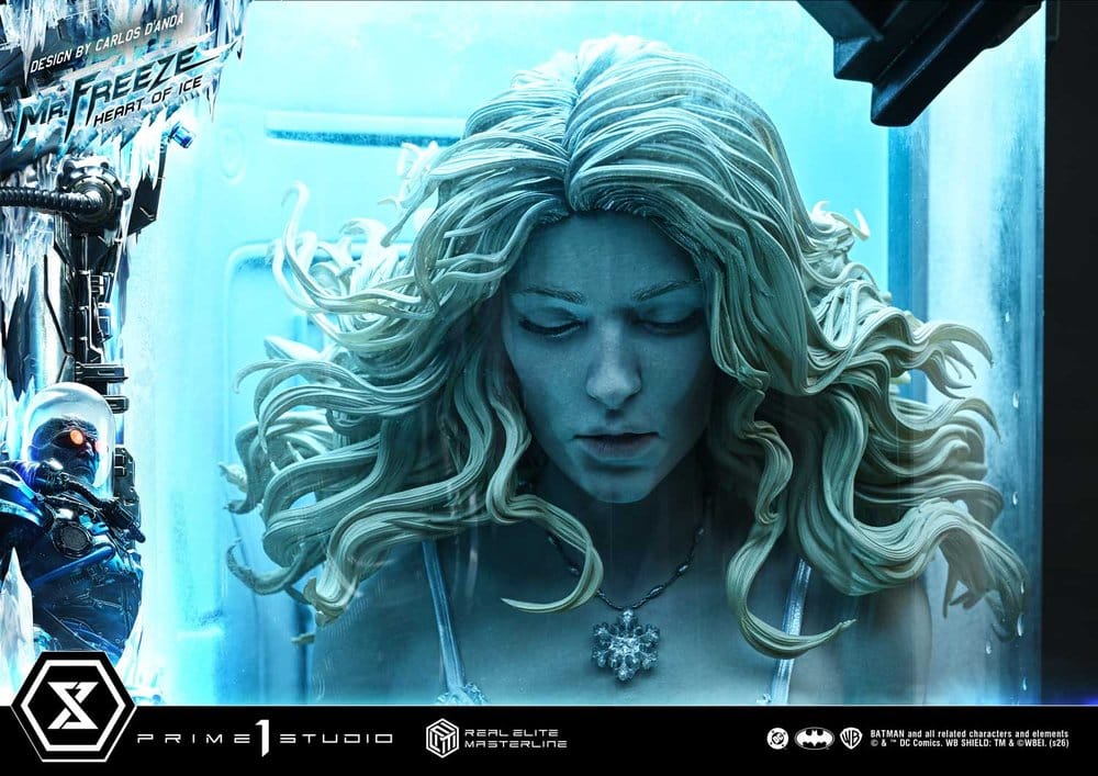 DC Comics Real Elite Masterline Series Estatua 1/3 Batman (Comics) Mr. Freeze Heart of Ice (Design by Carlos D'Anda) 82 cm