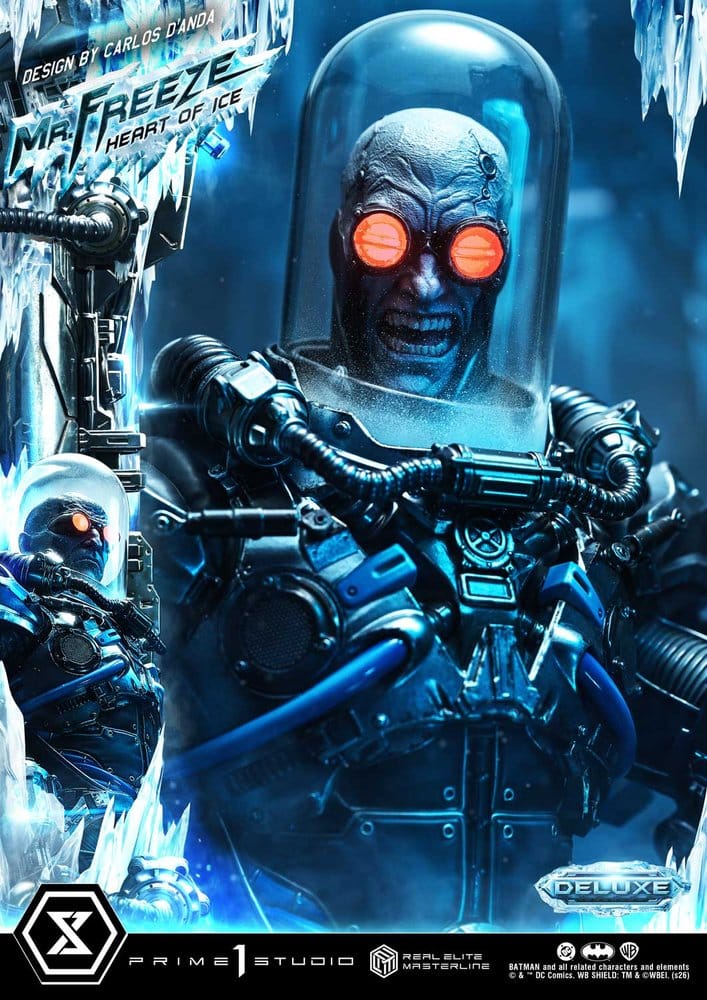 DC Comics Real Elite Masterline Series Estatua 1/3 Batman (Comics) Mr. Freeze Heart of Ice (Design by Carlos D'Anda) Deluxe Version 82 cm