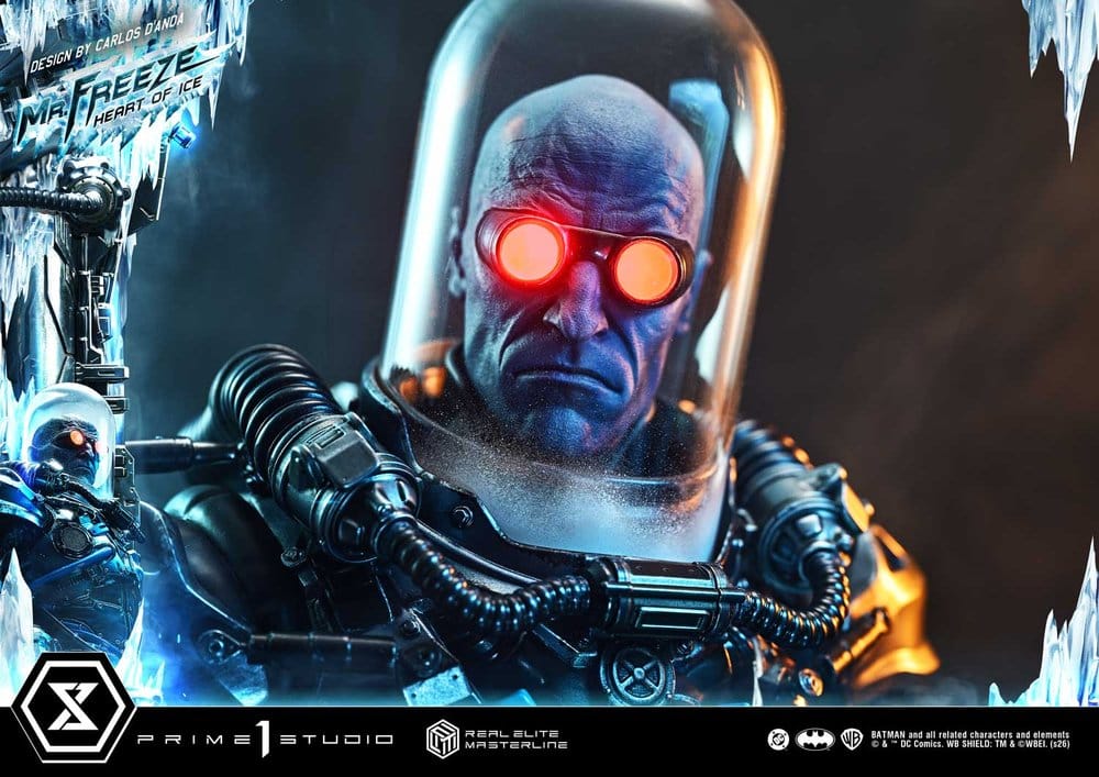 DC Comics Real Elite Masterline Series Estatua 1/3 Batman (Comics) Mr. Freeze Heart of Ice (Design by Carlos D'Anda) Deluxe Version 82 cm