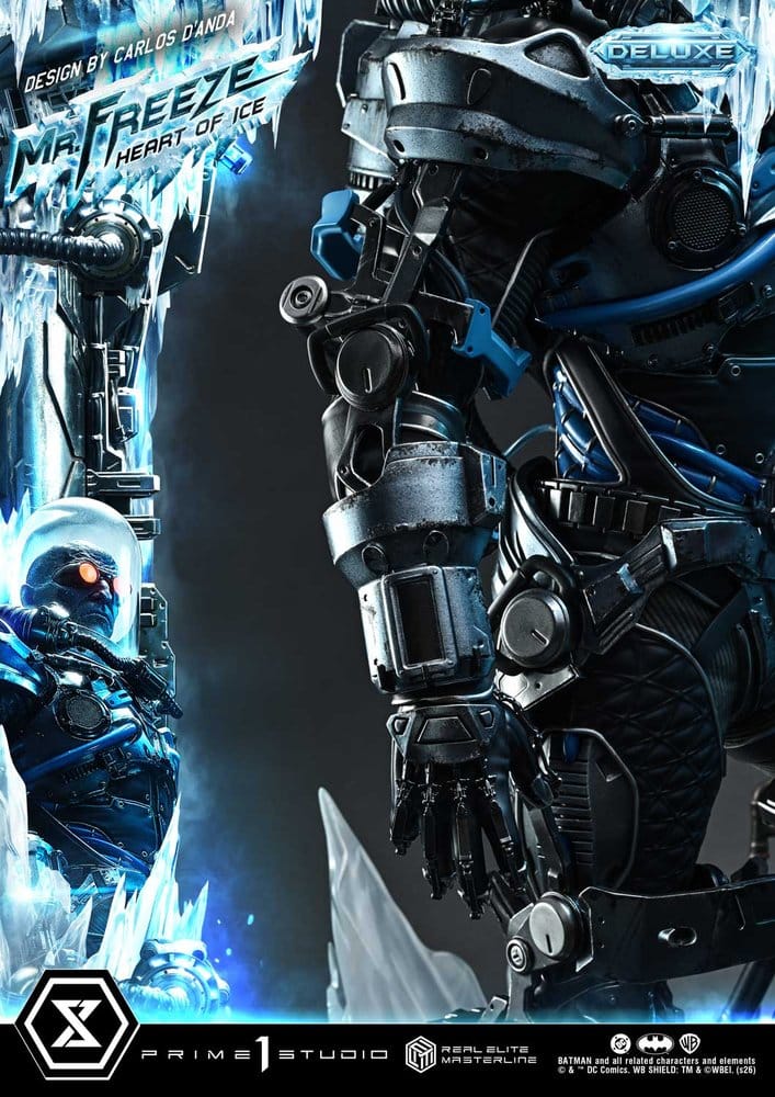 DC Comics Real Elite Masterline Series Estatua 1/3 Batman (Comics) Mr. Freeze Heart of Ice (Design by Carlos D'Anda) Deluxe Bonus Version 82 cm