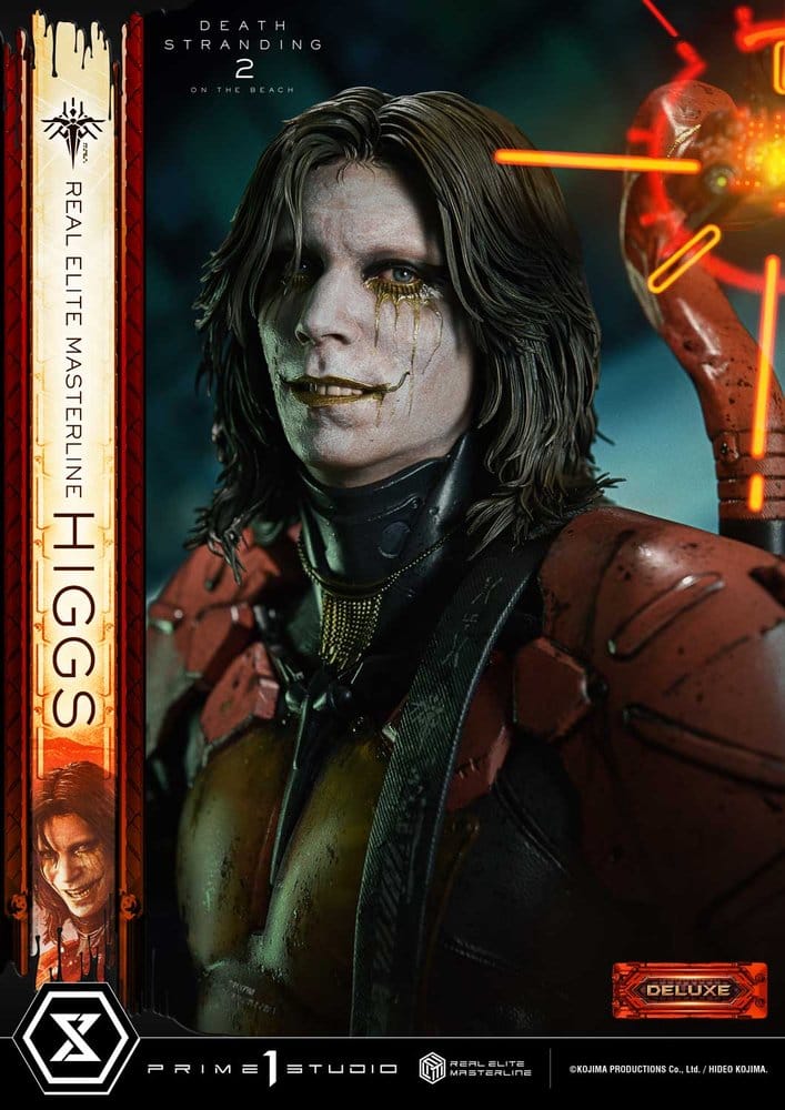Death Stranding 2: On The Beach Real Elite Masterline Estatua 1/3 Higgs Deluxe Version 81 cm