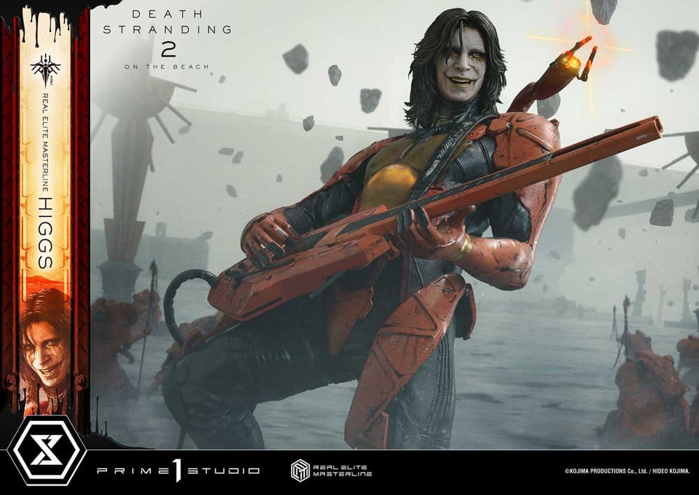 Death Stranding 2: On The Beach Real Elite Masterline Estatua 1/3 Higgs Deluxe Version 81 cm