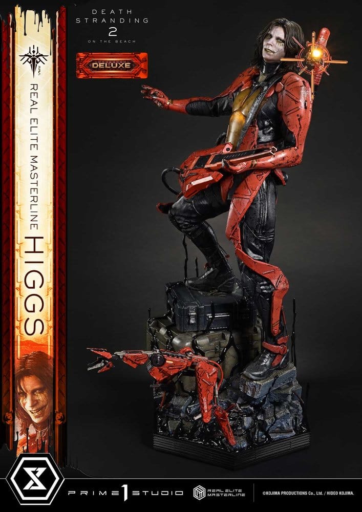 Death Stranding 2: On The Beach Real Elite Masterline Estatua 1/3 Higgs Deluxe Version 81 cm