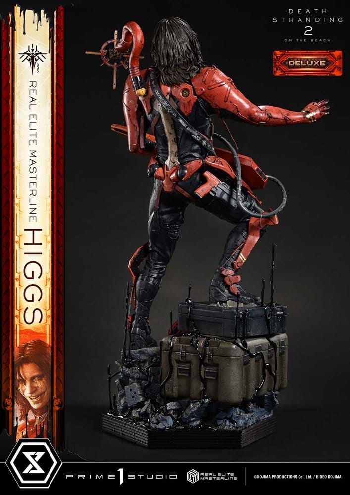 Death Stranding 2: On The Beach Real Elite Masterline Estatua 1/3 Higgs Deluxe Version 81 cm