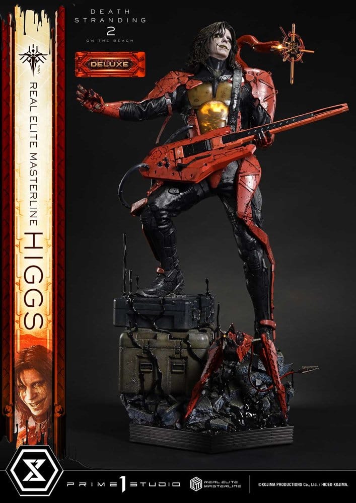 Death Stranding 2: On The Beach Real Elite Masterline Estatua 1/3 Higgs Deluxe Version 81 cm
