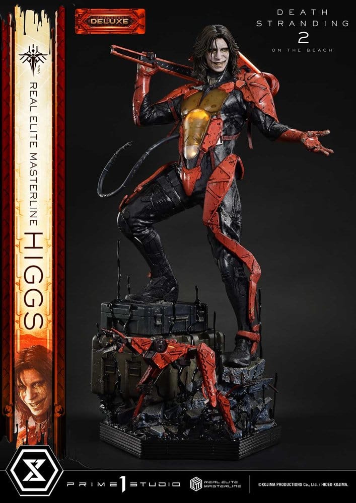 Death Stranding 2: On The Beach Real Elite Masterline Estatua 1/3 Higgs Deluxe Version 81 cm