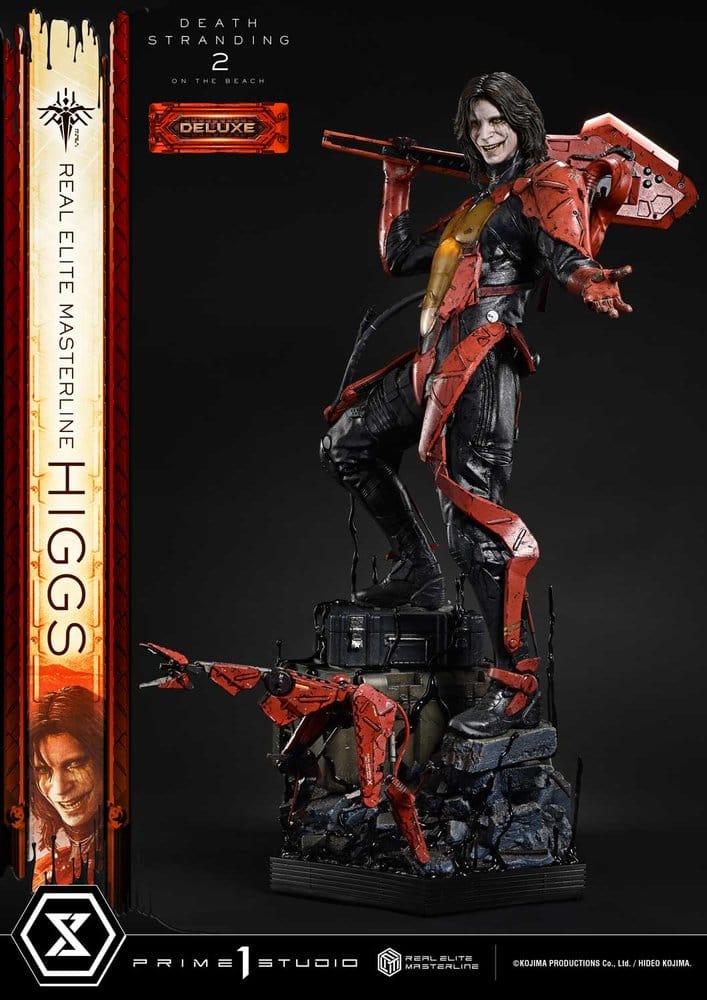 Death Stranding 2: On The Beach Real Elite Masterline Estatua 1/3 Higgs Deluxe Version 81 cm