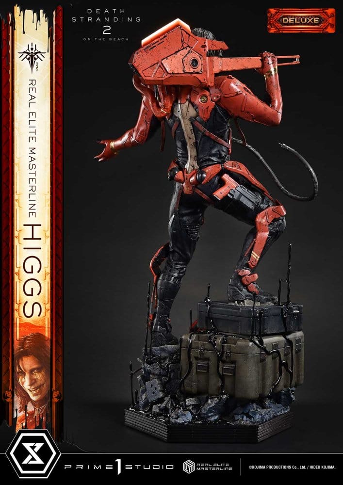 Death Stranding 2: On The Beach Real Elite Masterline Estatua 1/3 Higgs Deluxe Version 81 cm