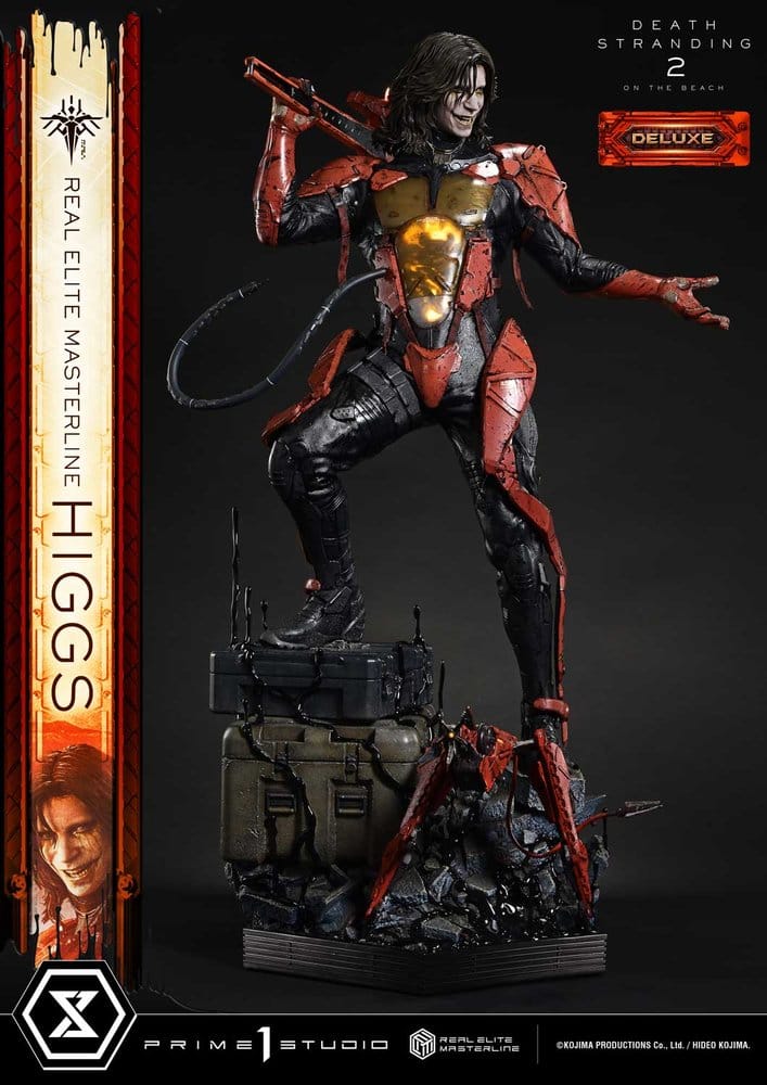 Death Stranding 2: On The Beach Real Elite Masterline Estatua 1/3 Higgs Deluxe Version 81 cm