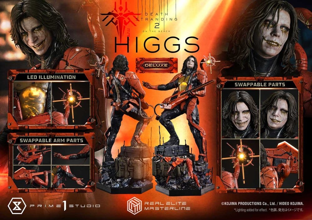 Death Stranding 2: On The Beach Real Elite Masterline Estatua 1/3 Higgs DX Bonus Version 81 cm