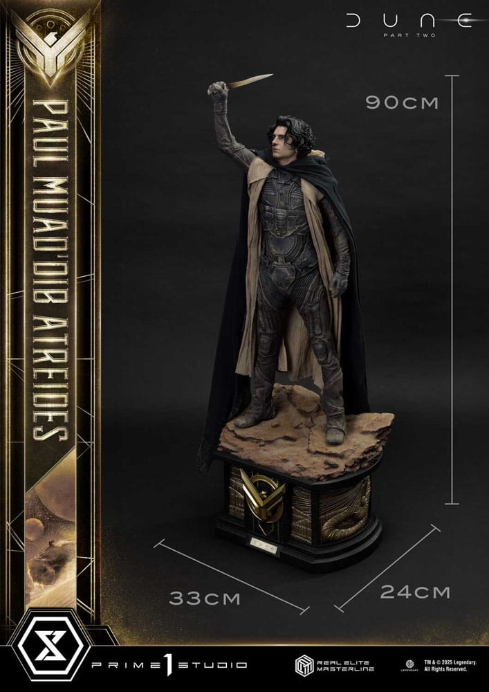 Dune: Part Two Estatua Real Elite Masterline Series 1/3 Paul Atreides 90 cm