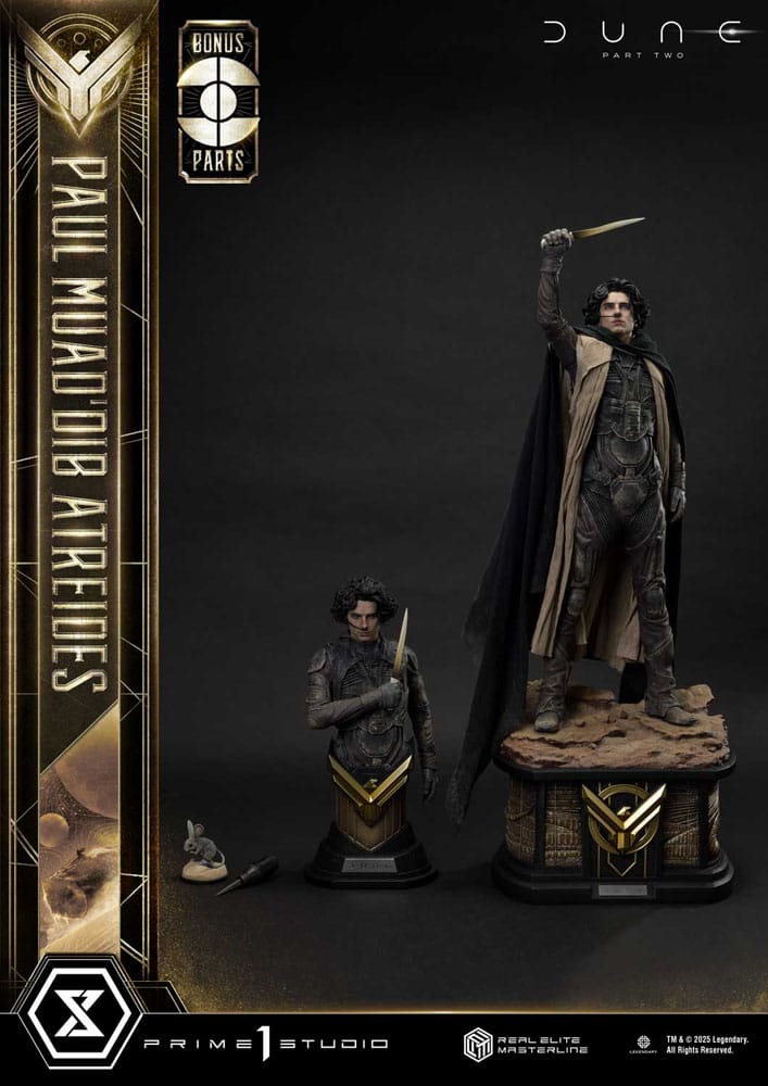 Dune: Part Two Estatua Real Elite Masterline Series 1/3 Paul Atreides Ultimate Bonus Version 90 cm