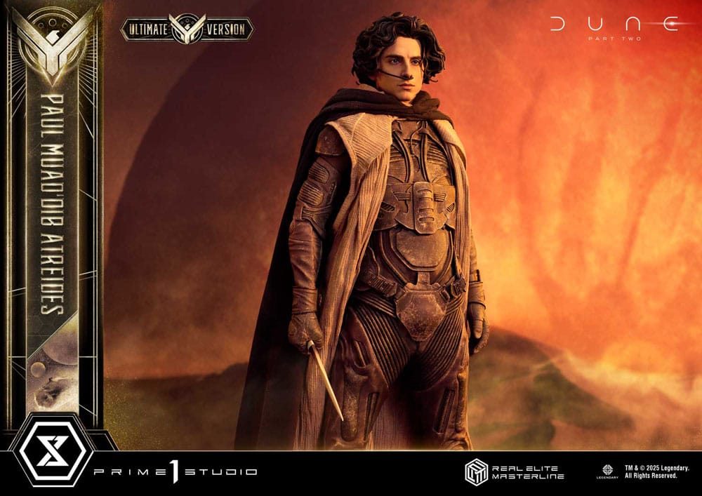 Dune: Part Two Estatua Real Elite Masterline Series 1/3 Paul Atreides Ultimate Bonus Version 90 cm