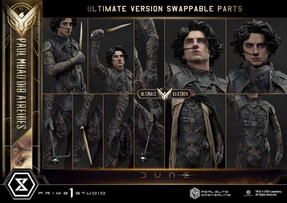Dune: Part Two Estatua Real Elite Masterline Series 1/3 Paul Atreides Ultimate Bonus Version 90 cm