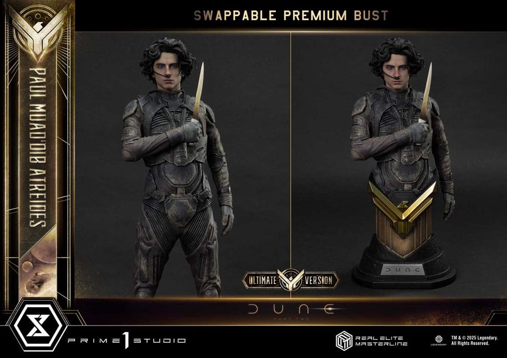 Dune: Part Two Estatua Real Elite Masterline Series 1/3 Paul Atreides Ultimate Bonus Version 90 cm
