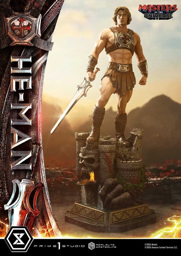 Masters of the Universe (2026 Film) Real Elite Masterline Series Estatua 1/3 He-Man 93 cm