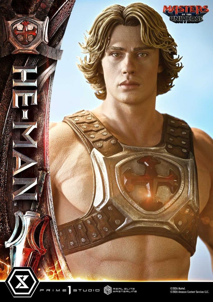 Masters of the Universe (2026 Film) Real Elite Masterline Series Estatua 1/3 He-Man Deluxe Version 117 cm