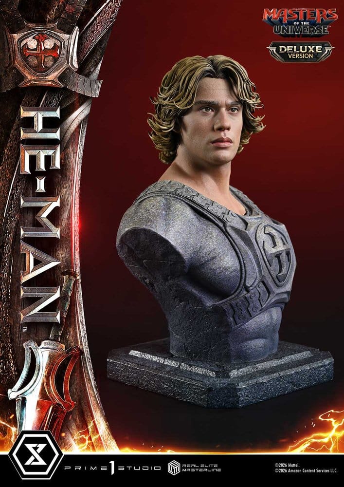 Masters of the Universe (2026 Film) Real Elite Masterline Series Estatua 1/3 He-Man Deluxe Version 117 cm