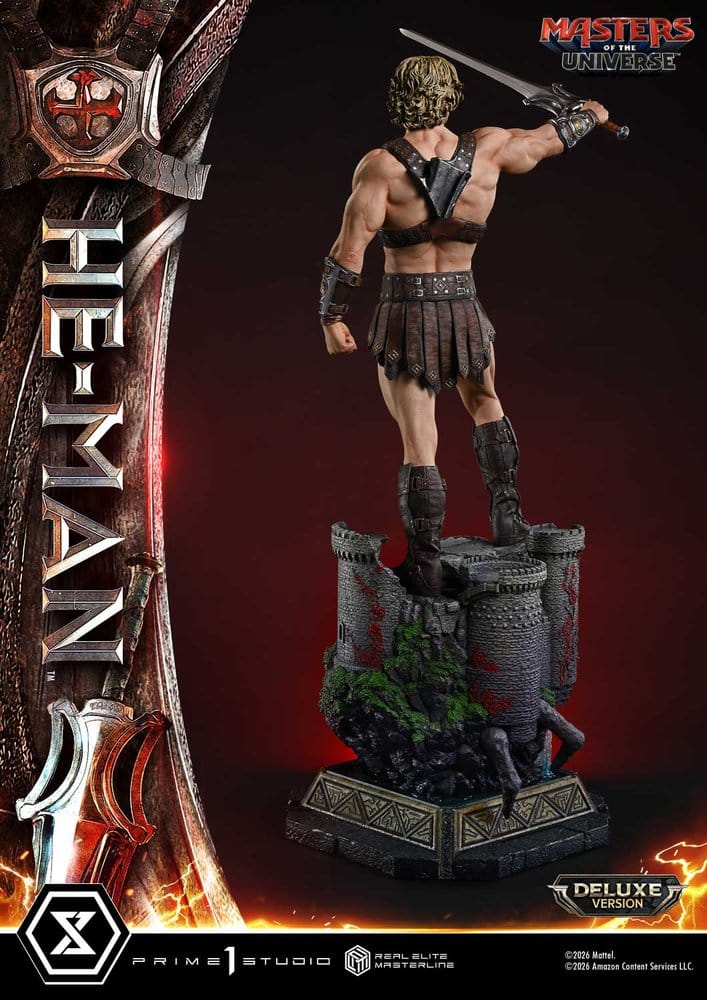Masters of the Universe (2026 Film) Real Elite Masterline Series Estatua 1/3 He-Man Deluxe Version 117 cm