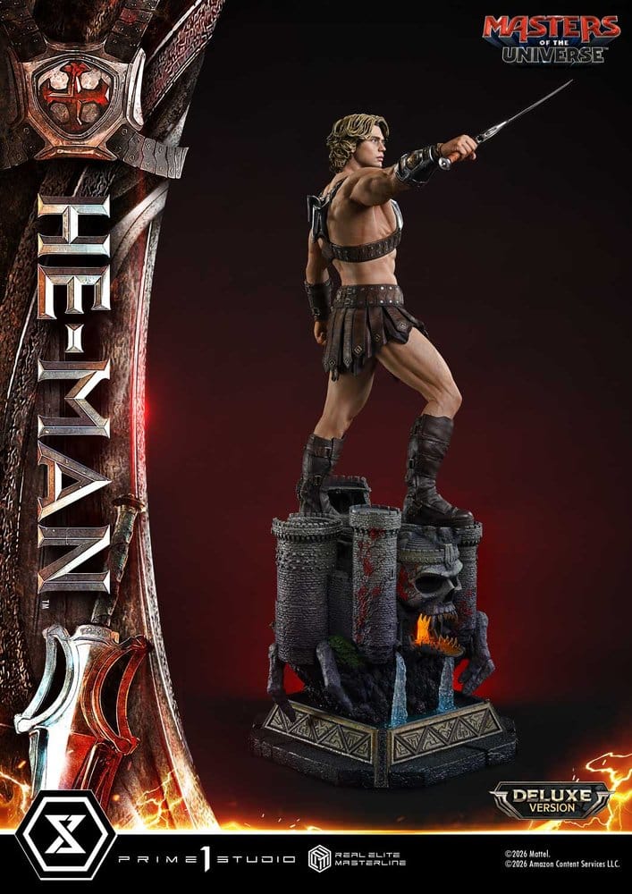 Masters of the Universe (2026 Film) Real Elite Masterline Series Estatua 1/3 He-Man Deluxe Version 117 cm