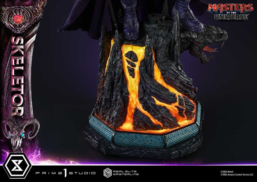 Masters del Universo (2026 Film) Real Elite Masterline Series Estatua 1/3 Skeletor 95 cm