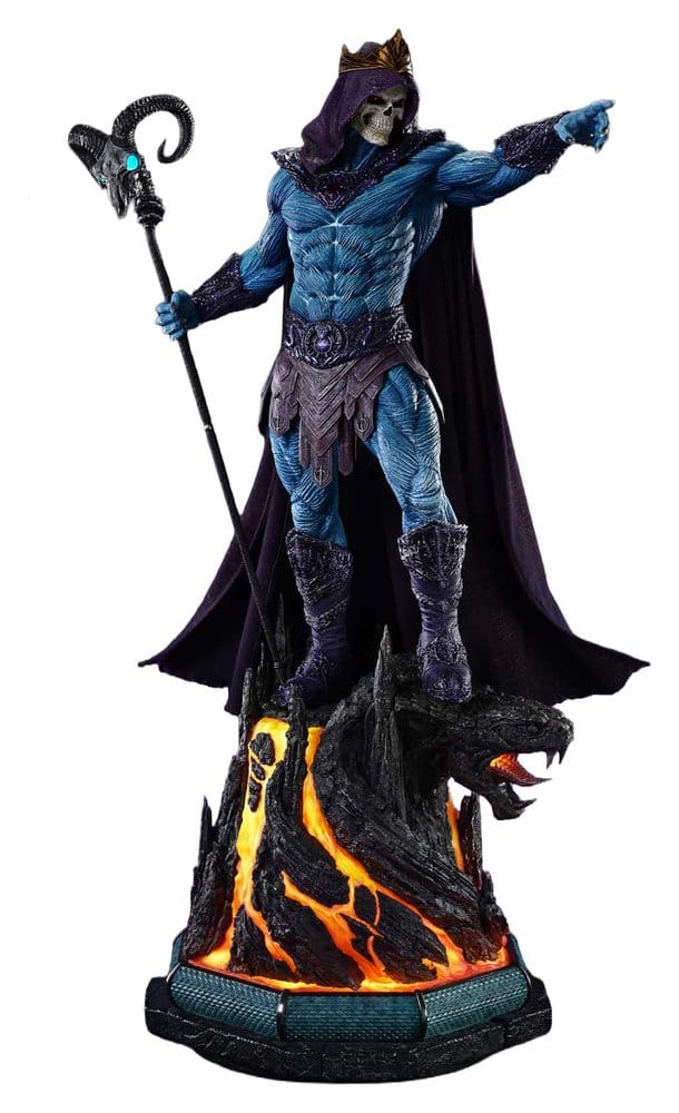 Masters del Universo (2026 Film) Real Elite Masterline Series Estatua 1/3 Skeletor Bonus Version 96 cm Frikytopia