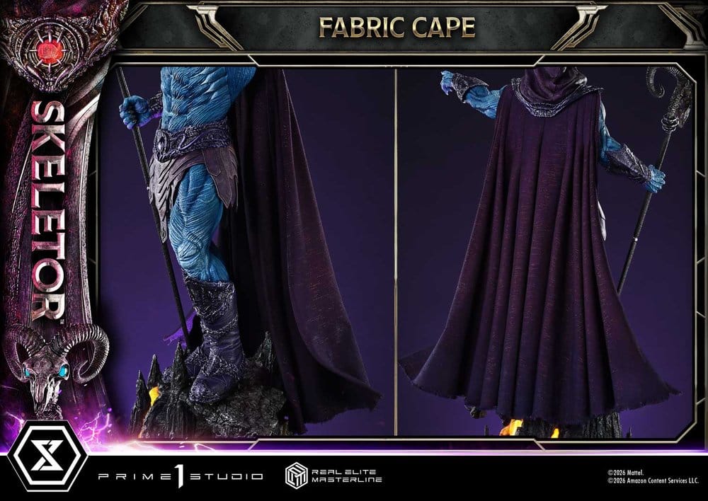 Masters del Universo (2026 Film) Real Elite Masterline Series Estatua 1/3 Skeletor Bonus Version 96 cm